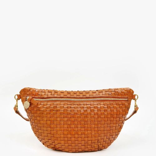 Grande Fanny Woven Checker - Clare. V