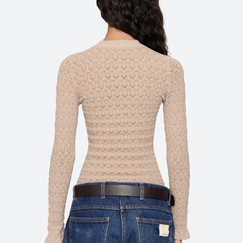Ruby Knit L/SLV Top - Sea NY