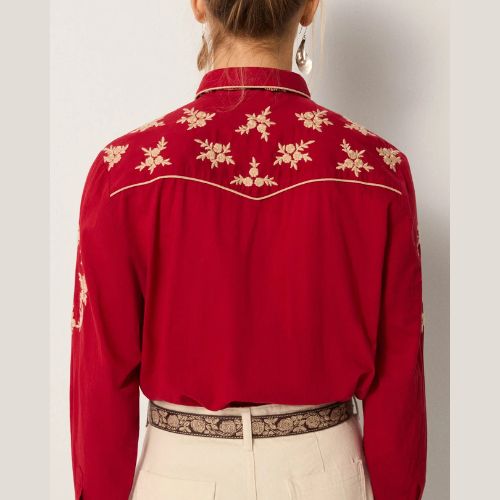 Sierra Western Rodeo Blouse - Maison Hotel