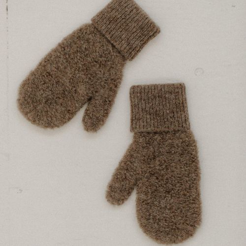Alpaca Boucle Mittens - Bare Knitwear
