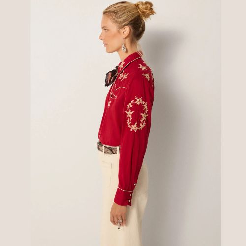 Sierra Western Rodeo Blouse - Maison Hotel