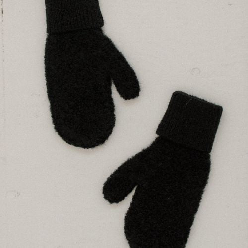 Alpaca Boucle Mittens - Bare Knitwear