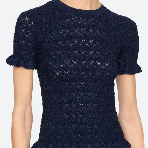 Ruby Knit Tee - Sea NY