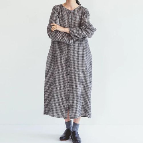 Inge Coat Dress - Fog Linen