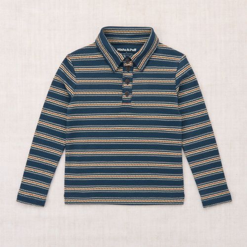 Long Sleeve Polo - Misha & Puff