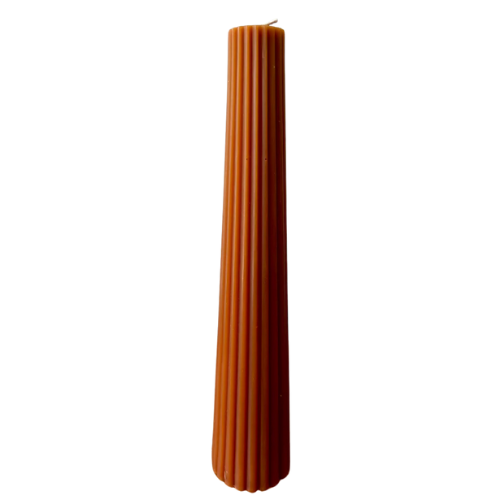 Fluted Pillar Candle - GreenTree Home