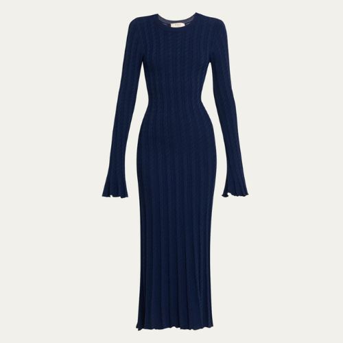 Rhea Knit Midi Dress -Sea NY