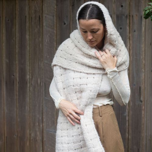 Handknit Interlace Scarf - Lauren Manoogian