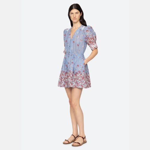Whitney Puff Mini Dress - Sea NY