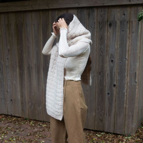 Handknit Interlace Scarf - Lauren Manoogian