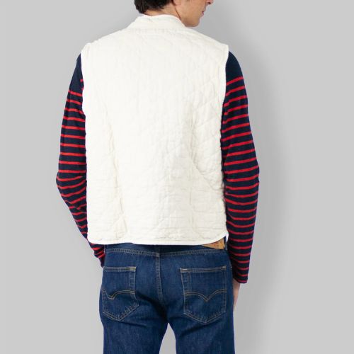 Utility Canvas - Quilted Snap Vest