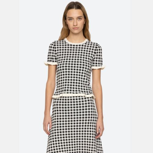 Saige Gingham Top - Sea NY