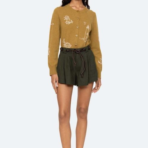 Shai Belted Shorts - Sea NY