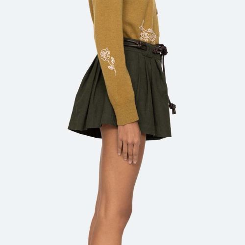 Shai Belted Shorts - Sea NY