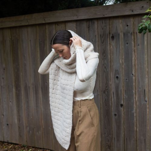 Handknit Interlace Scarf - Lauren Manoogian