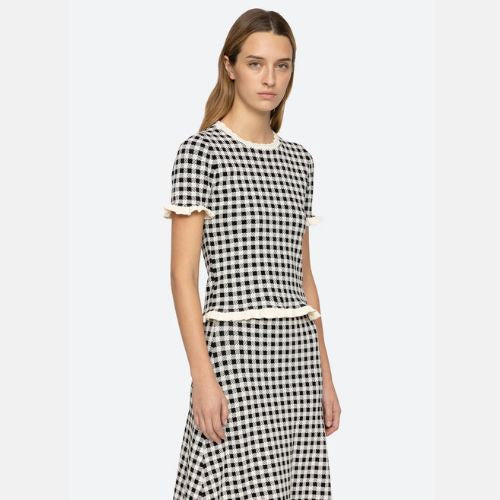 Saige Gingham Top - Sea NY