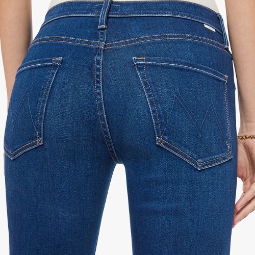 Mid Rise Rambler Zip Flood- Mother