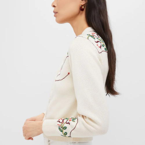 The Western Beaded Cardigan - The Great