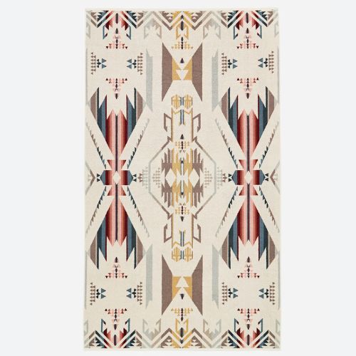 Oversized Jacquard Spa Towel - White Sands - Pendleton