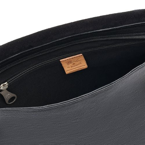 Men's Brolio Messenger Bag - Black - Il Bisonte