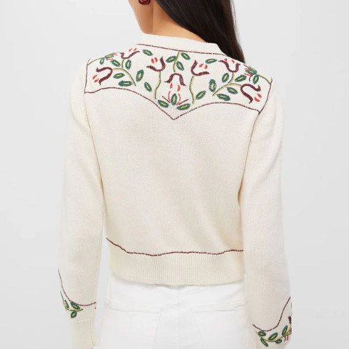 The Western Beaded Cardigan - The Great