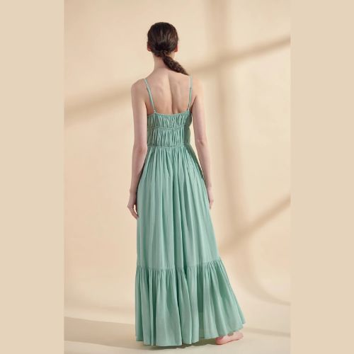 Flounce Cami Maxi Dress - Amente