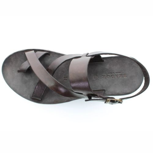 Laila TDM Sandal - Dark Brown - Brador