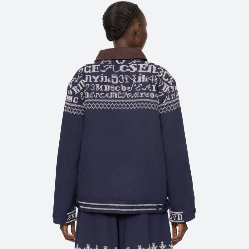 Kit Embroidery Jacket - Sea NY