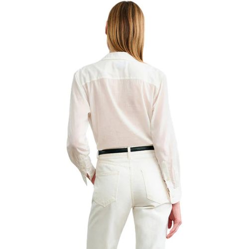 Nathael Ruffle Shirt Ivory - Nili Lotan