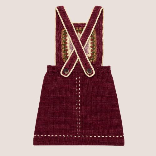 Running Stitch Pinafore - Misha & Puff