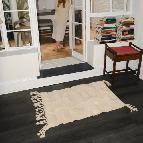 Fuzzed Hope Rug - Purple Mountain