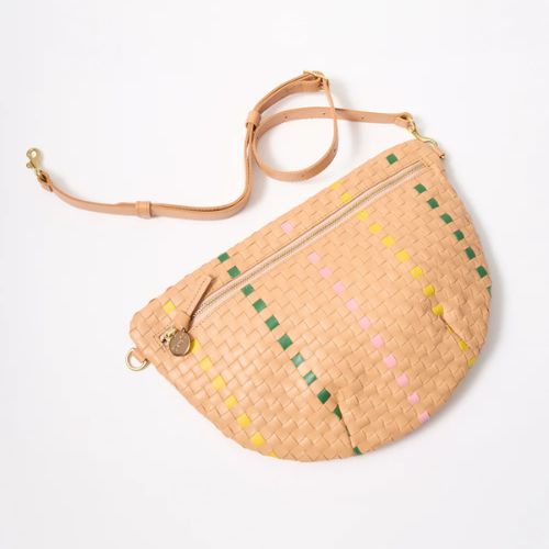 Grande Fanny Woven Checker - Clare. V
