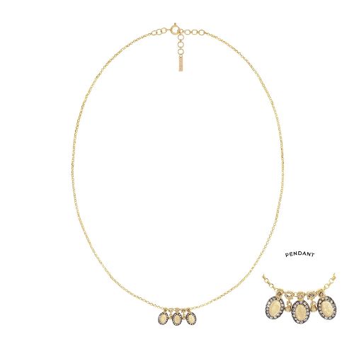 N. 927 - Necklace - Mini Bells & Medallions - Marie Laure Chamorel