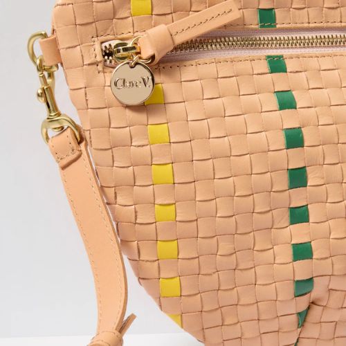 Grande Fanny Woven Checker - Clare. V