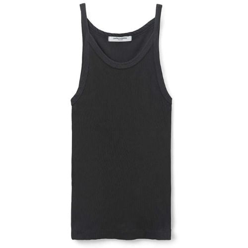 Annie Ribbed Tank - Perfect White Tee