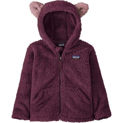 Kid's Furry Friends Hoody - Berry Fig - Patagonia