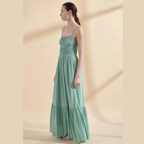 Flounce Cami Maxi Dress - Amente