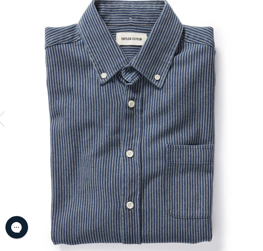 Jack Shirt in Roped Indigo - Taylor Stitch