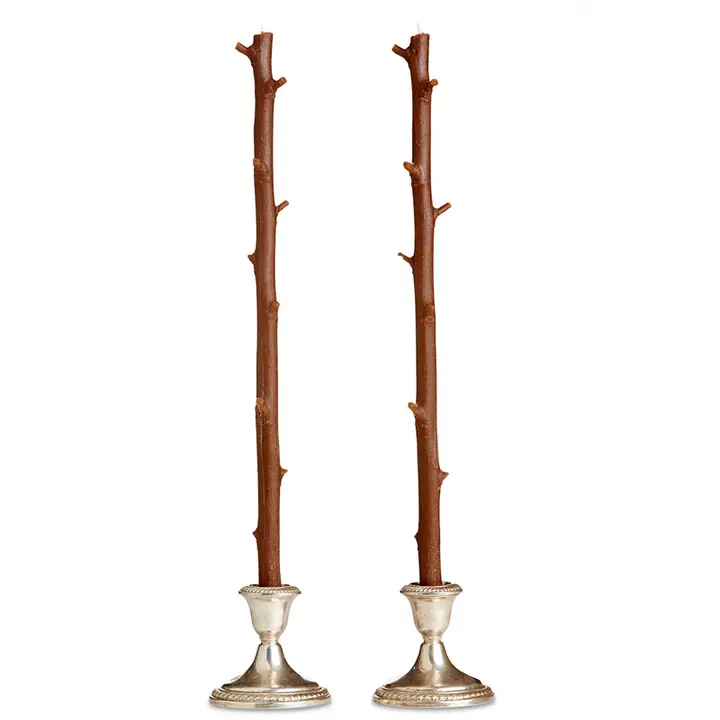 Hickory Stick Candle (Pair) - Stick Candles