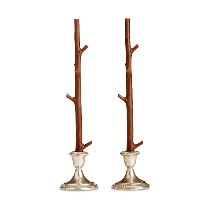 Maple Stick Candle (Pair) - Stick Candles