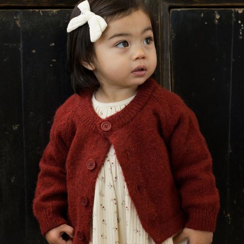 Baby Fuzzy Cardigan -  Rylee + Cru