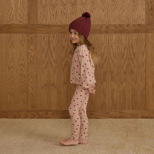 KId's Spongey Knit Set Polka Dot - Rylee + Cru