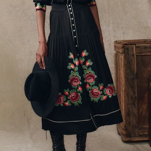 Heirloom Rose Highland Skirt - The Great