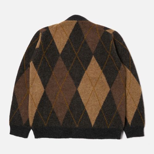 Alpaca Knit Langdale Argyll Cardigan -Universal Works
