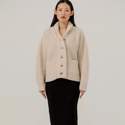 Oversized Shawl Cardigan - Bare Knitwear