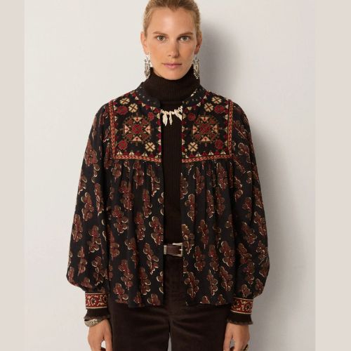 Cocora Scarlet Blouse - Maison Hotel