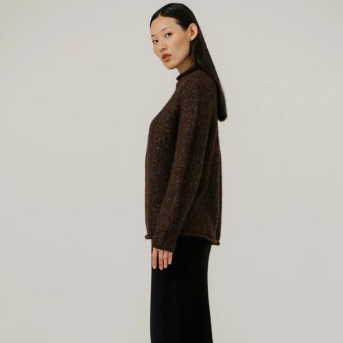 Handloom Rollneck Sweater - Bare Knitwear