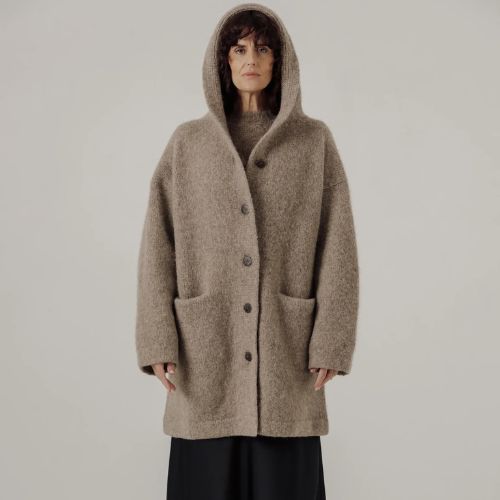 Nook Knit Coat - Bare Knitwear