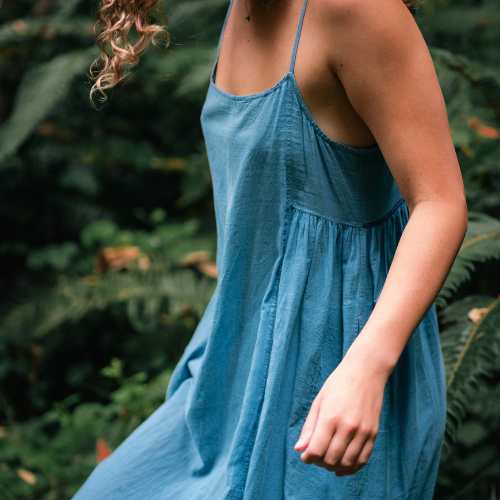 Rasa Dress in Blue - Injiri