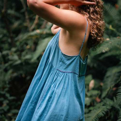 Rasa Dress in Blue - Injiri